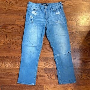 Hollister high rise cropped skinny